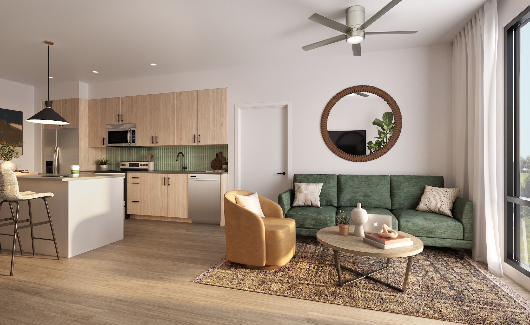 A unit in The Jay student apartment near Texas A&M campus.